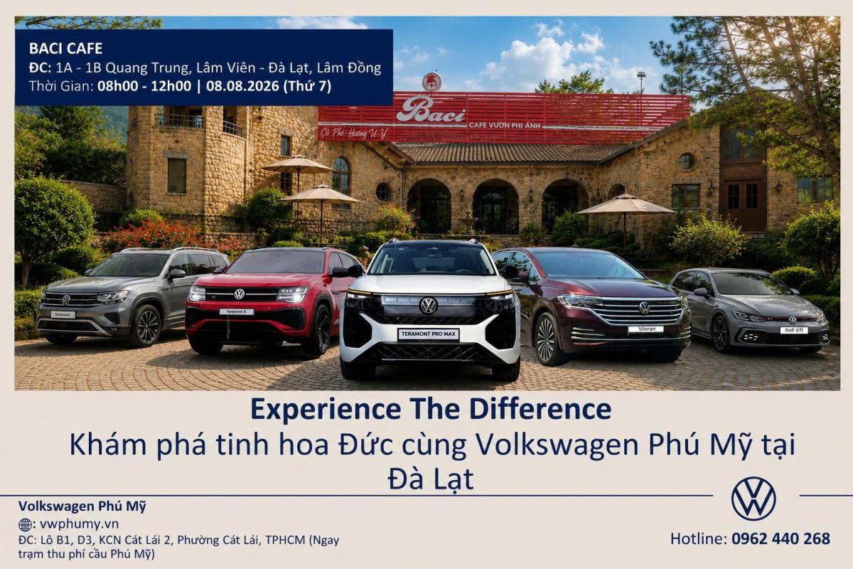 Lái Thử Volkswagen tại Đà Lạt 08/08/2026 | Volkswagen Phú Mỹ