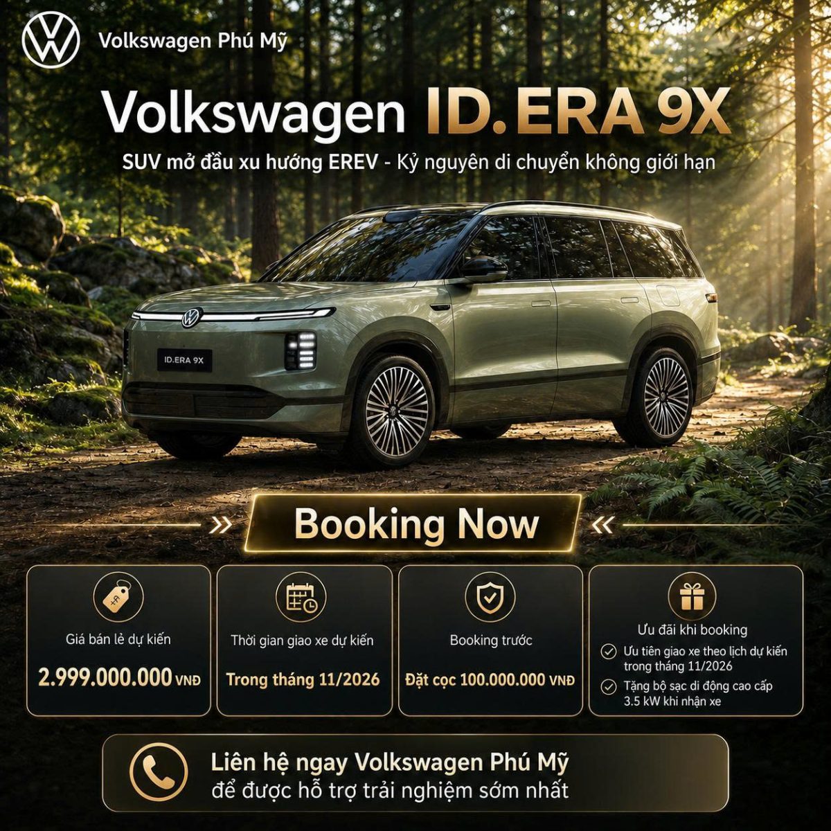 Công Nghệ EREV Trên Volkswagen ID.ERA 9X Có Gì Đặc Biệt? 9 Booking Volkswagen ID ERA 9X