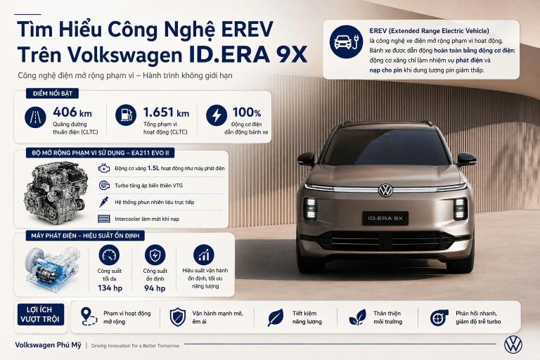 Công nghệ EREV trên Volkswagen ID.ERA 9X